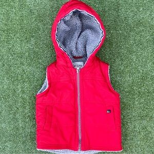 Jean Bourget vest hooded jacket Size 12 months Preowned warm liner